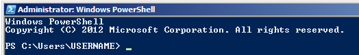 Powershell prompt